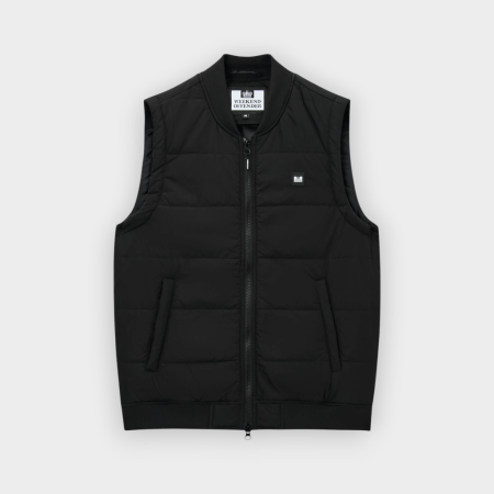 Weekend Offender - Chaleco Saharun Lightweight Quilted Gilet Black