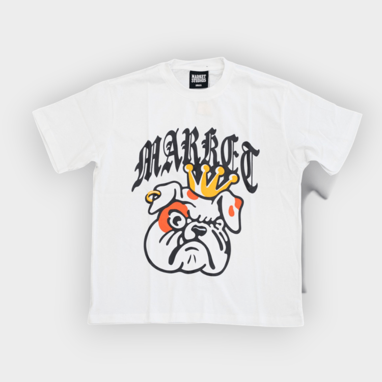 Market Studios – Camiseta Bulldog Crown White