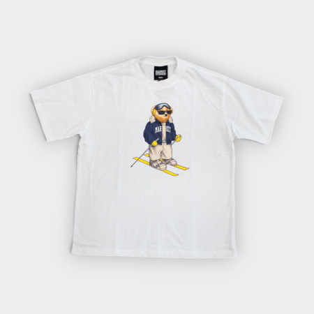 Market Studios - Camiseta Ski Bear White
