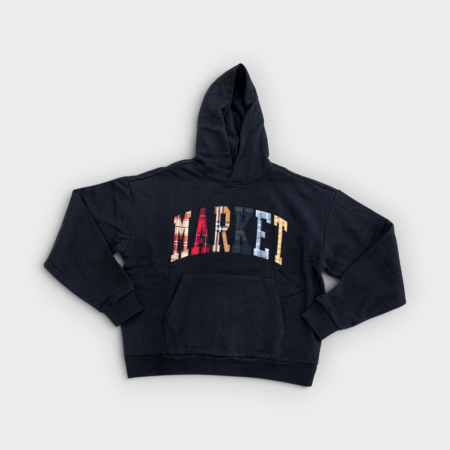 Market Studios - Sudadera con capucha Plaid Arc black