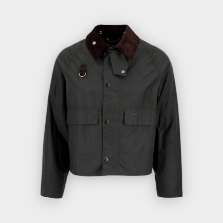 Barbour – Chaqueta Encerada Spey Wax Olive