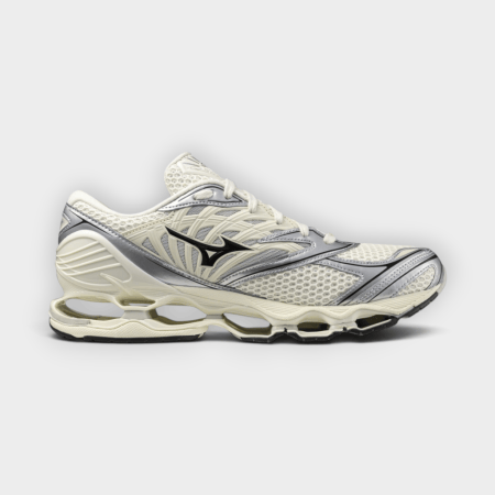 Mizuno – Zapatillas Wave Prophecy LS Pristine Black Silver