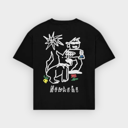 NWHR Camiseta Dog Negra