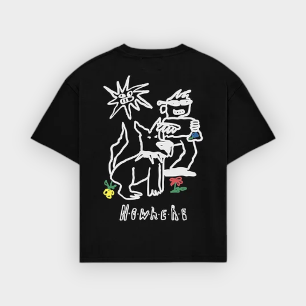 NWHR Camiseta Dog Negra