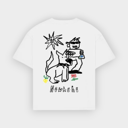 NWHR Camiseta Dog Blanca