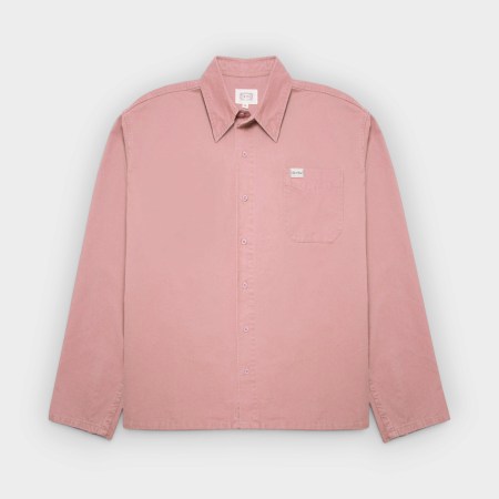 Old's Camisa Denim Rosácea – delantera