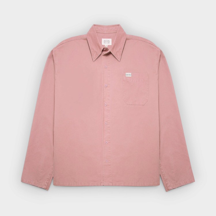 Old's Camisa Denim Rosácea – delantera