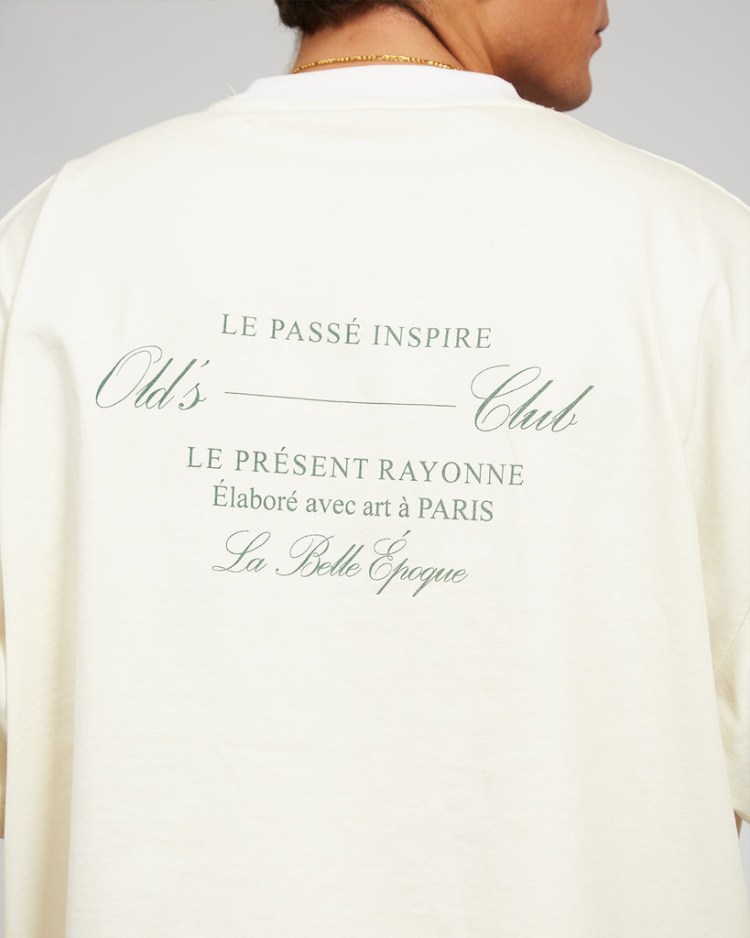 Old's Camiseta Belle Époque Beige – detalle espalda