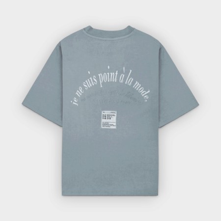 Old's Camiseta Le Mec Azul Grisáceo – espalda
