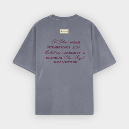 Old's Camiseta Royal Gris – espalda