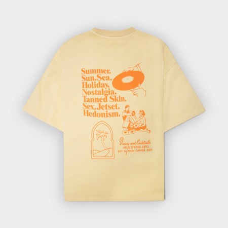 Old's Camiseta Summer Amarillo – espalda