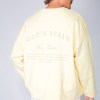 Old's Surfera Oversize Flic Amarillo – modelo espalda