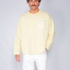 Old's Surfera Oversize Flic Amarillo – modelo frontal