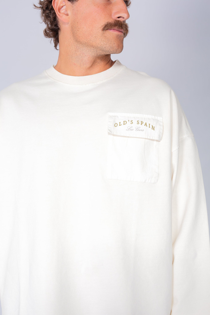 Old's Surfera Oversize La Folie Crudo – detalle bolsillo