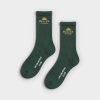 On Vacation Calcetines Time2Relax Dark Green, vista frontal