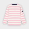 On Vacation Camiseta de manga larga Elba Striped Pink, vista trasera