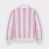 On Vacation Jersey de punto Retreat Striped Knit Polo Pink, vista trasera