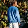 On Vacation Sudadera Merano Skiing Light Blue, vista con modelo de espalda