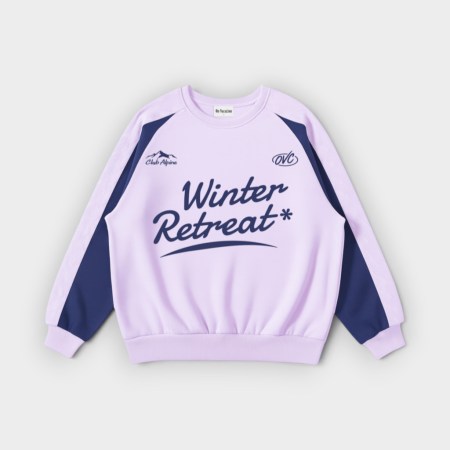 On Vacation Sudadera Winter Retreat Pink, vista frontal