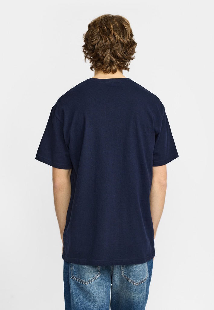 Revolution Camiseta 1461 JUI Application T-Shirt Navy Melange, foto 5