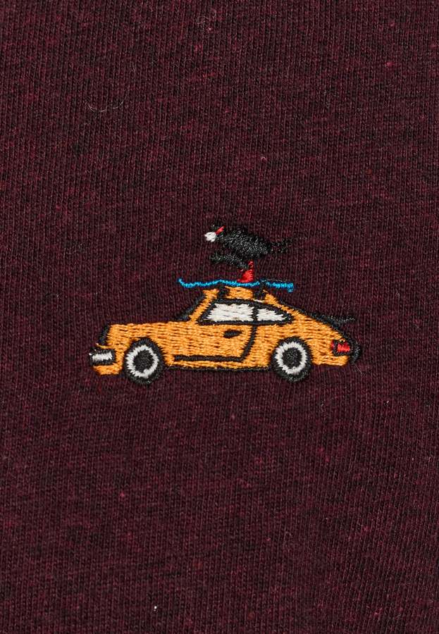 Revolution Camiseta 1461 SKI Application T-Shirt Burgundy, foto 3