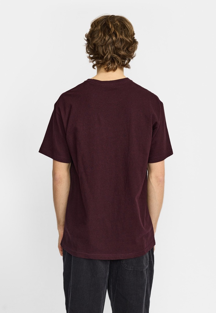 Revolution Camiseta 1461 SKI Application T-Shirt Burgundy, foto 5