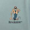 Revolution Camiseta 1463 CRO Application T-Shirt Dustblue, foto 3