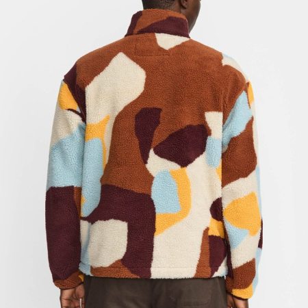 Revolution Chaqueta 7026 Printed Teddy Jacket Brown, foto 2