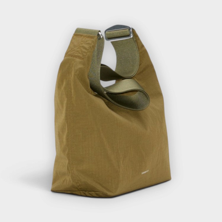 Sandqvist GRID Shoulder Bag Mini Military Olive – lateral