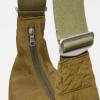 Sandqvist GRID Shoulder Bag Mini Military Olive – detalle cremallera