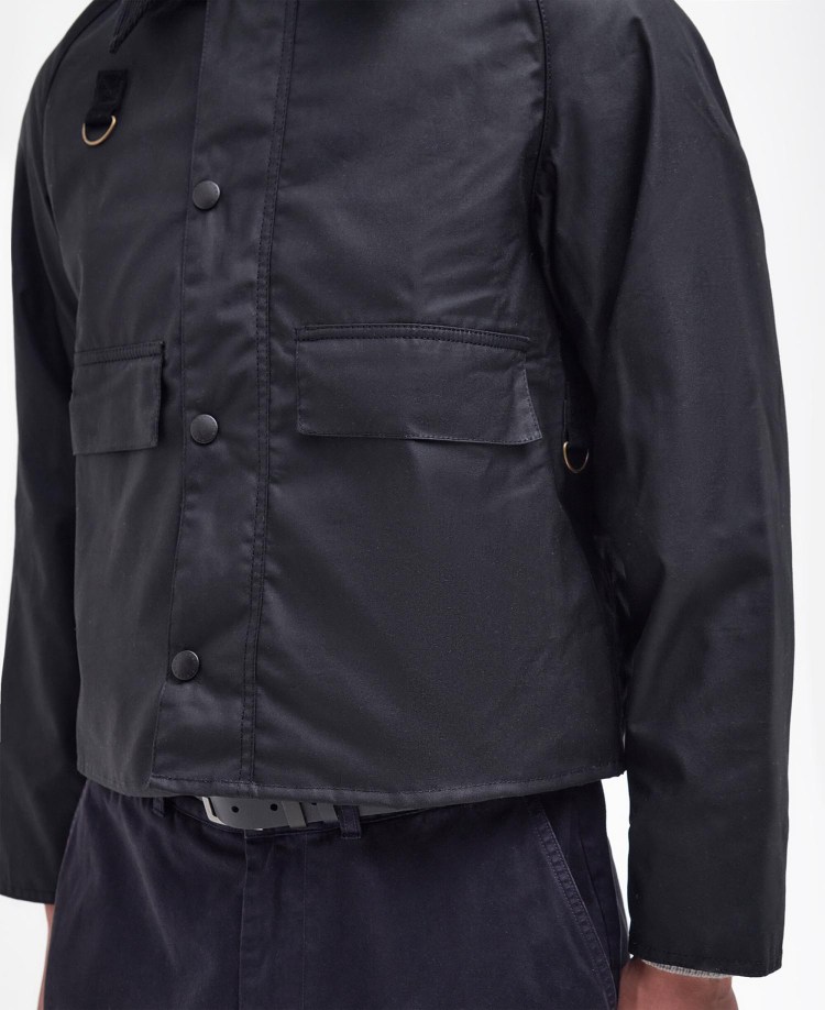 Barbour Heritage Select Spey Wax Jacket Black – foto 5