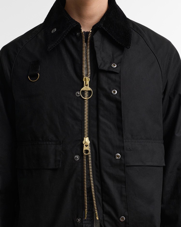 Barbour Heritage Select Spey Wax Jacket Black – foto 7