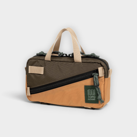 Topo Designs – Riñonera Mini Quick Pack Woodland Brown Oak