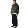 Woodbird – Polo Sudadera Loke Washed Zip Dark Olive – foto 4