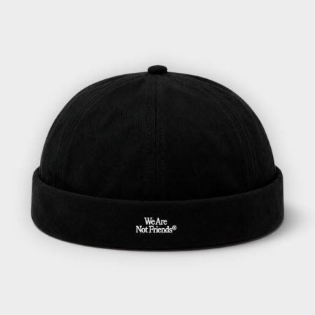 We Are Not Friends – Gorro Docker Black