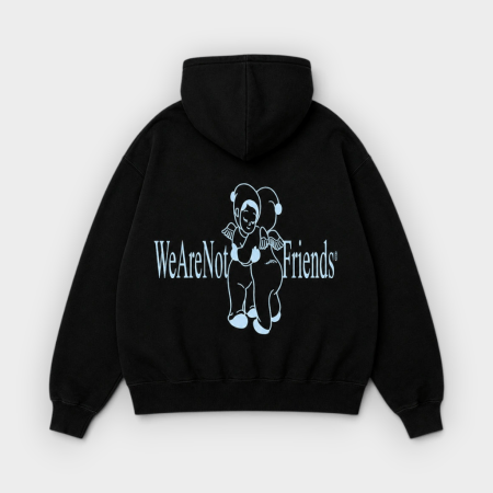 We Are Not Friends – Sudadera con Capucha Angels Black