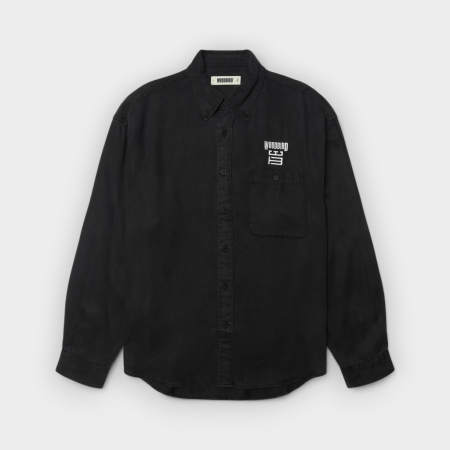 Woodbird - Camisa Jong Denim Black