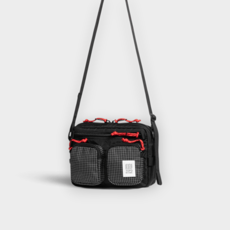 Topo Designs – Bolso Block Bag Black Grid