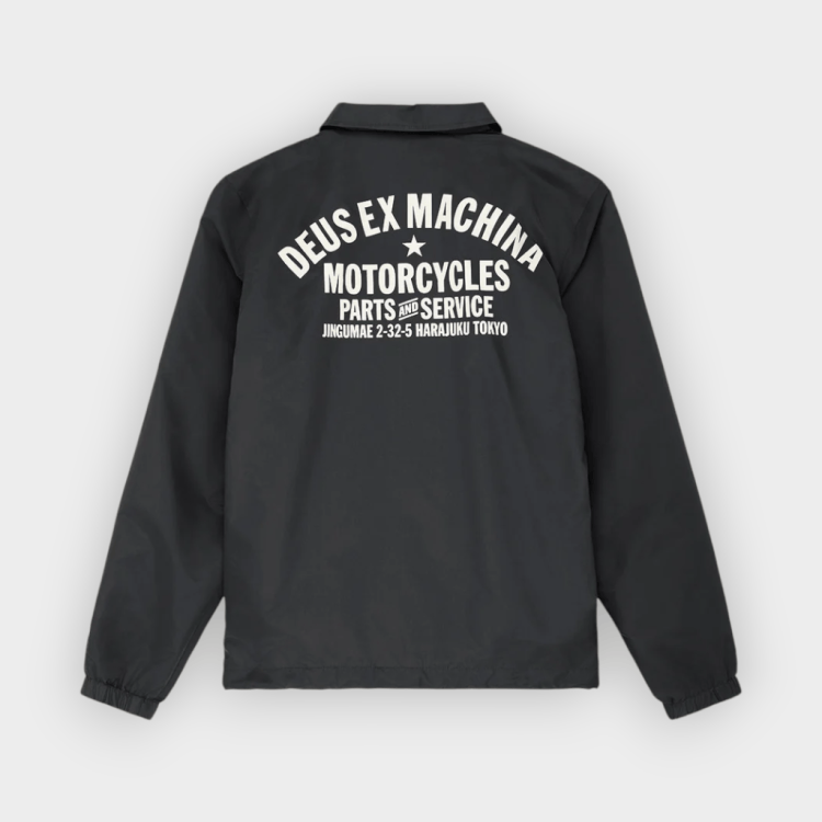 Deus Ex Machina – Chaqueta Harajuku Coach Black