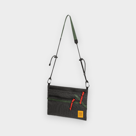 Topo Designs – Bandolera Mountain Accessory Shoulder Bag Black Grid