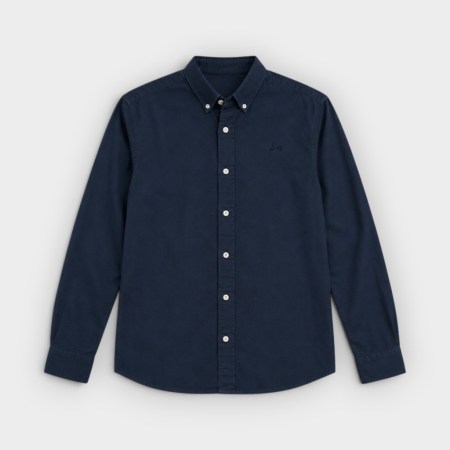 Scotta 1985 – Camisa Estructura Pinpoint Marino