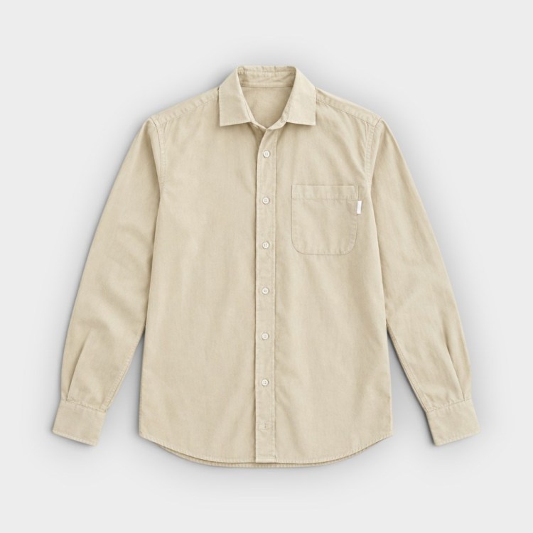 Scotta 1985 Camisa Wood pocket beige