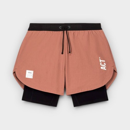 ACT Running – Shorts 2 en 1 ShellLight Terracotta