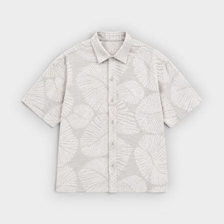 Revolution - Camisa 3240 Oversize Short Sleeved Shirt Grey