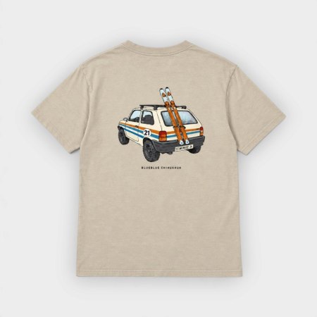 Blueblue Chihuahua - Camiseta Fiat Gris Piedra