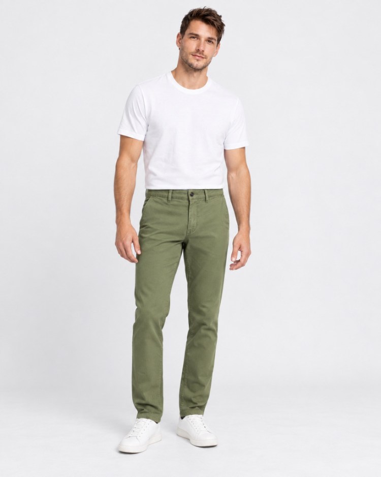 Blueblue Chihuahua Pantalones Verde Oscuro - foto con modelo