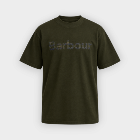 Barbour - Camiseta Tartan Tailored Crest Sage
