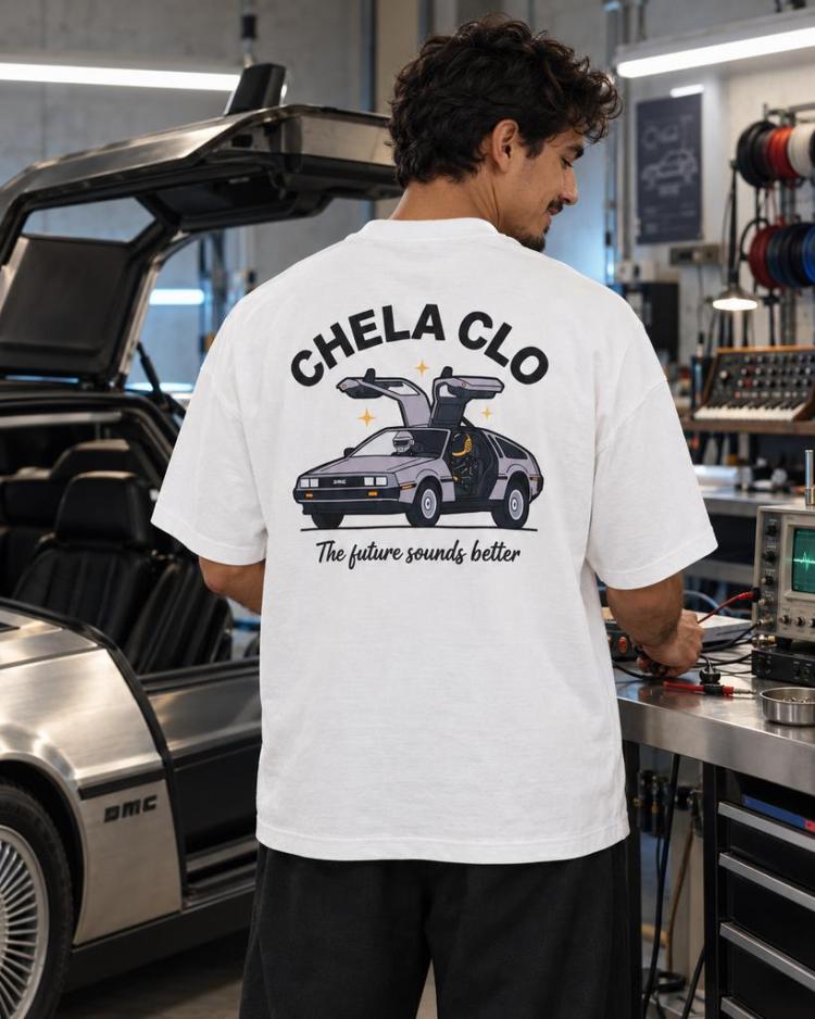 Chela Clo The Future Sounds Better puesta en un taller