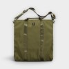 Bolsa tote Deus Ex Machina Flight Helmet en verde oliva, vista trasera