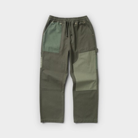 Service Works Patchwork Utility Chef Green – vista 1